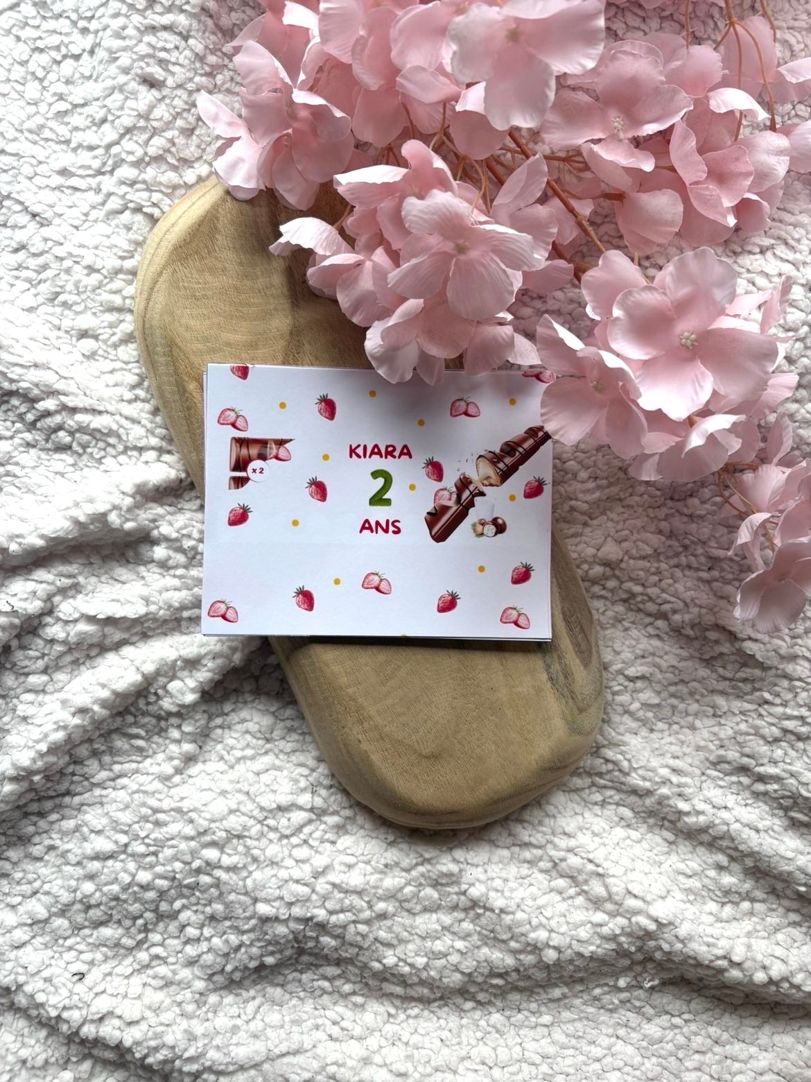 Étiquette Personnalisée / Barre chocolatées