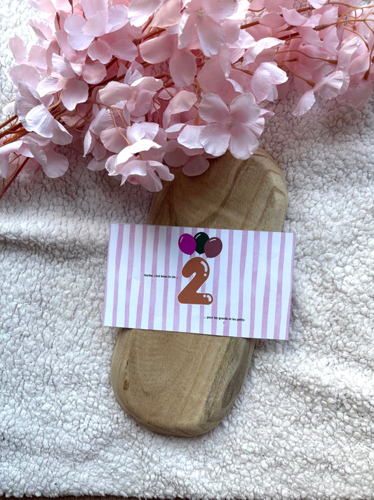Étiquette personnalisée / petit dragés fruités