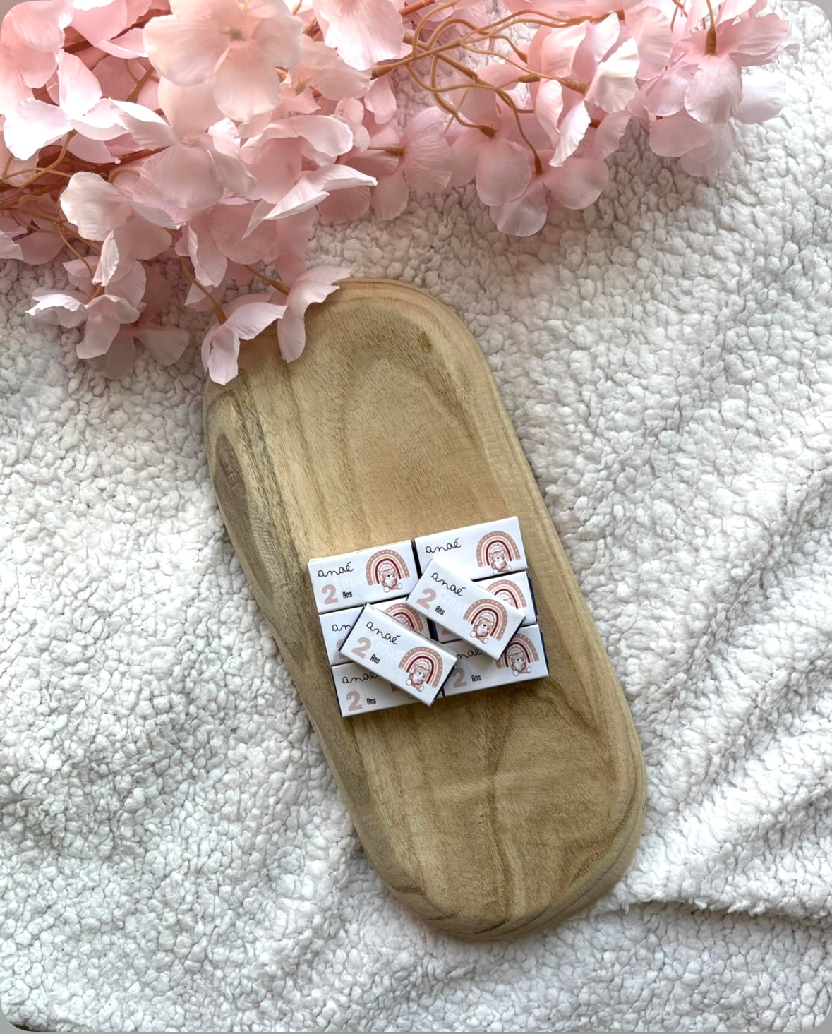 Petits dragées chocolatés personnalisés